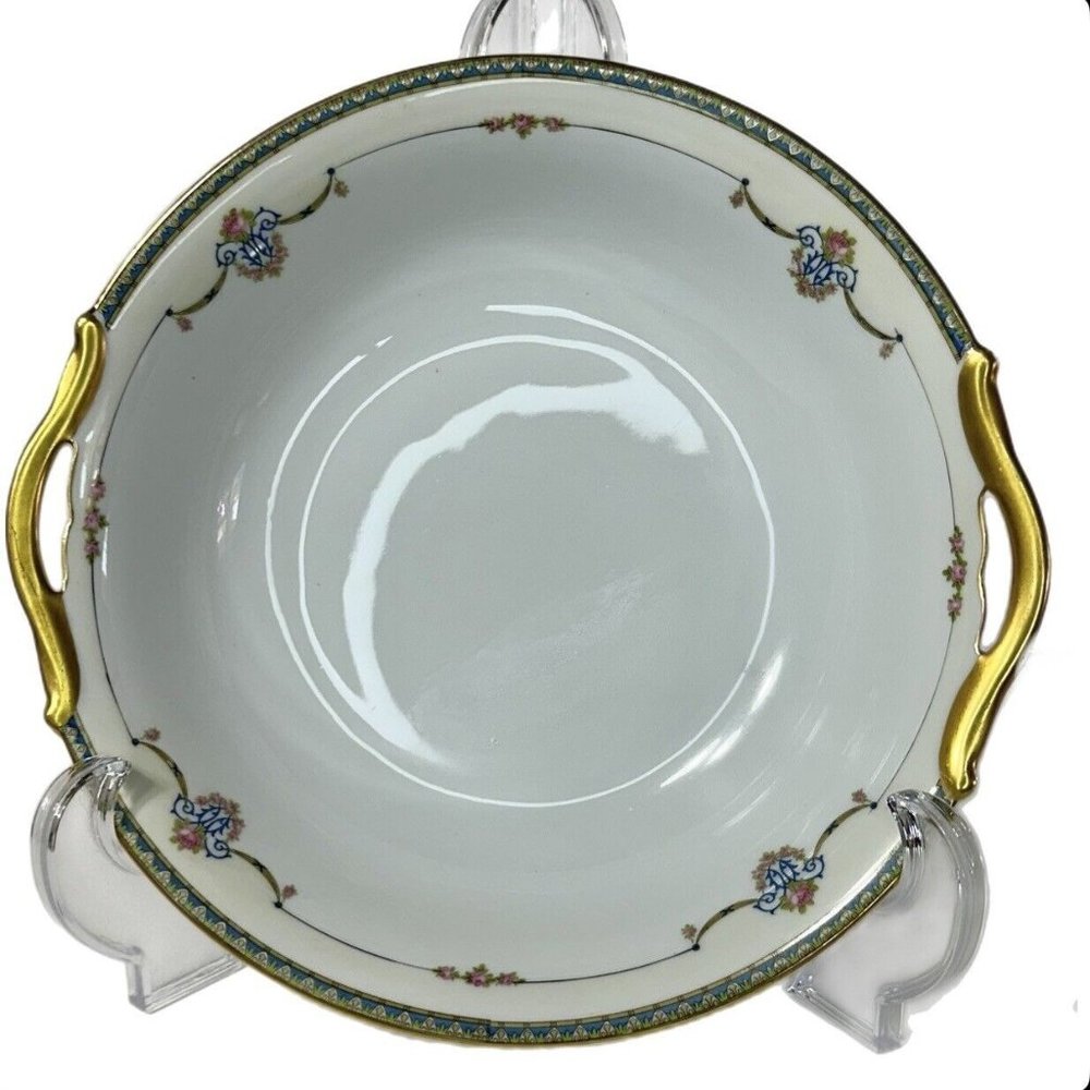 1921 Noritake Laureate #61235 10” Round Vegetable Bowl• ANTIQUE • RARE•